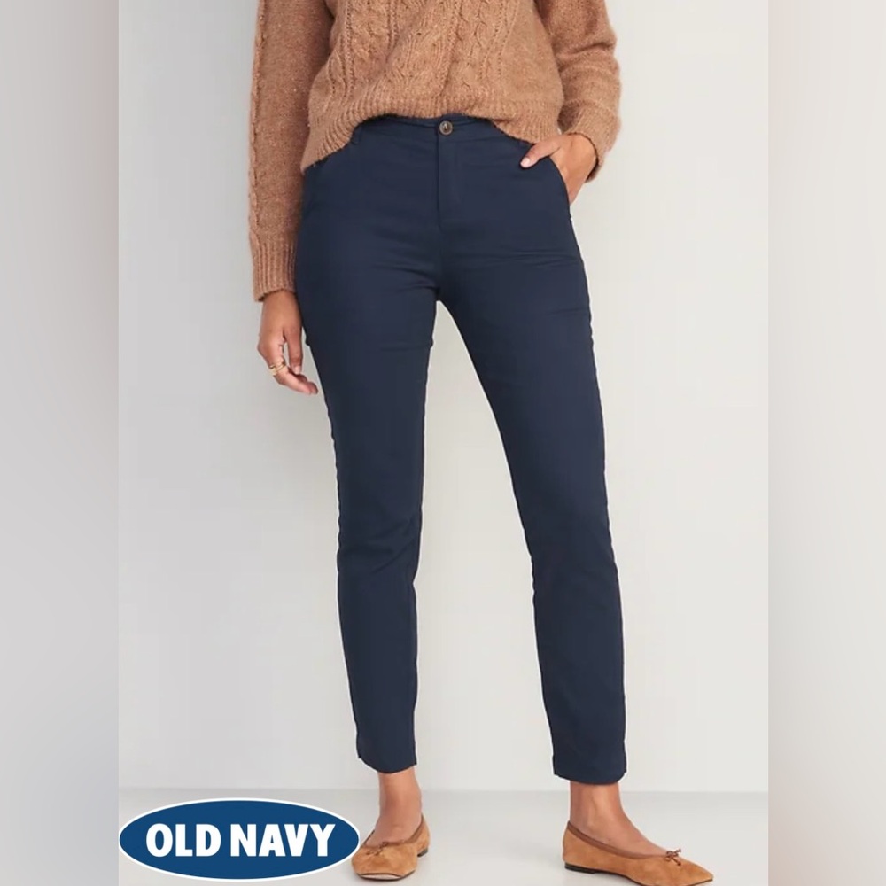 Old Navy Dark Blue Petite Pants